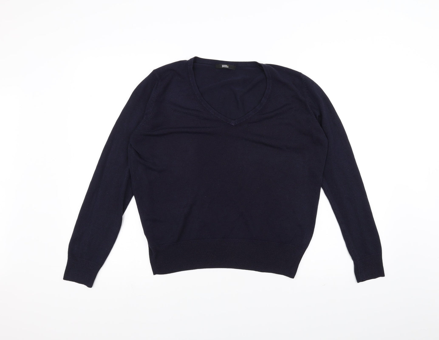Marks and Spencer Womens Blue   Pullover Jumper Size 10