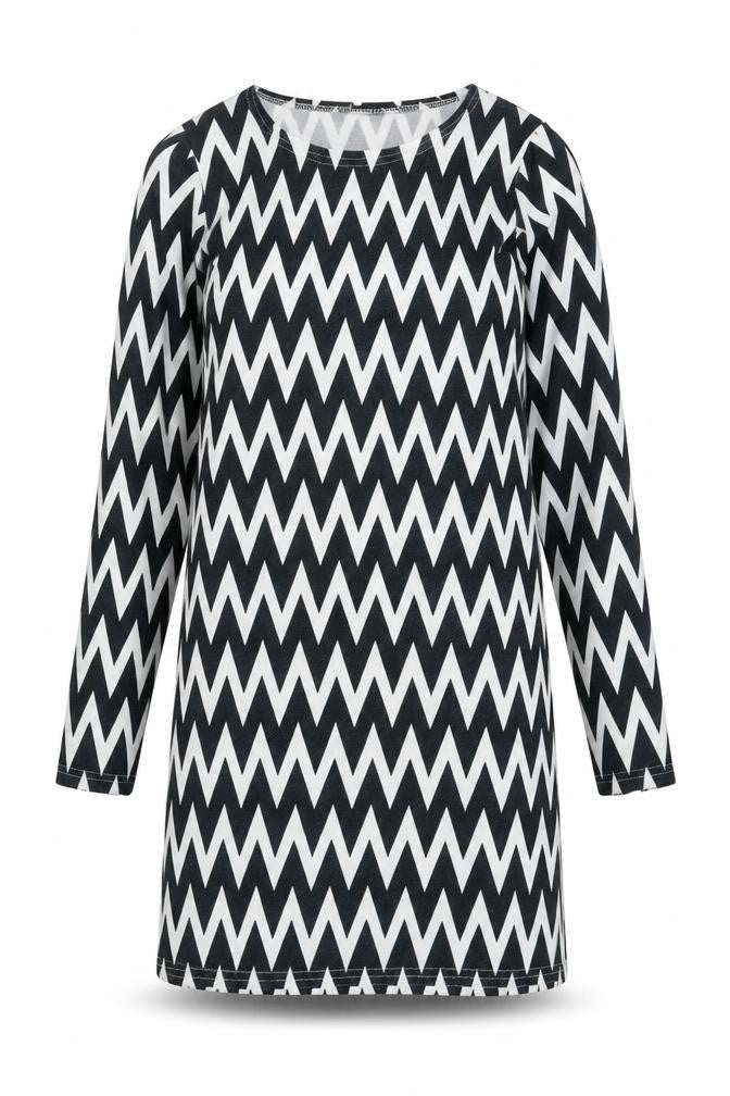 Malabay Womens Black Striped  Pullover Jumper Size 8