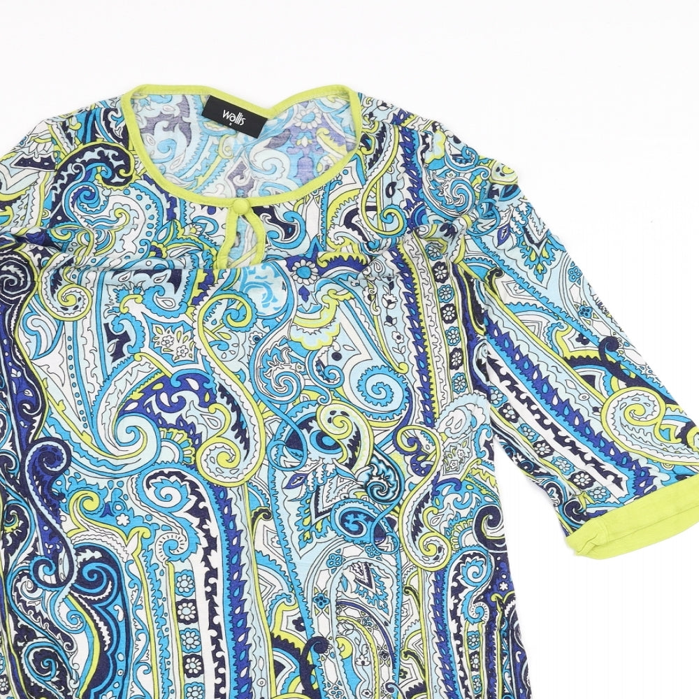 Wallis Womens Blue   A-Line  Size S