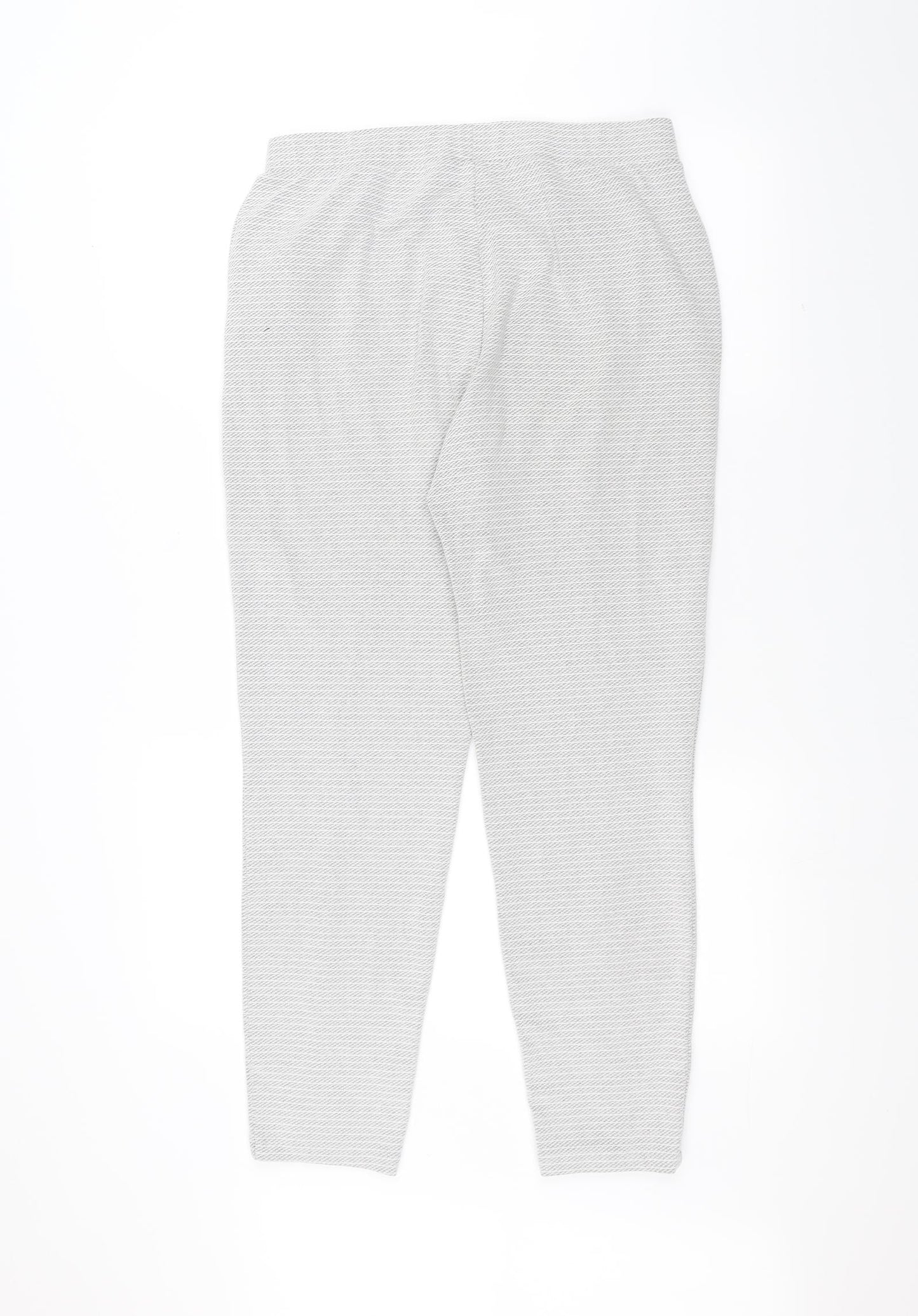 NEXT Womens White   Trousers  Size 8 L25 in