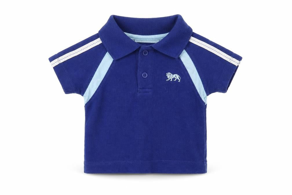 Lonsdale Baby Blue   Basic Polo Size 0-3 Months