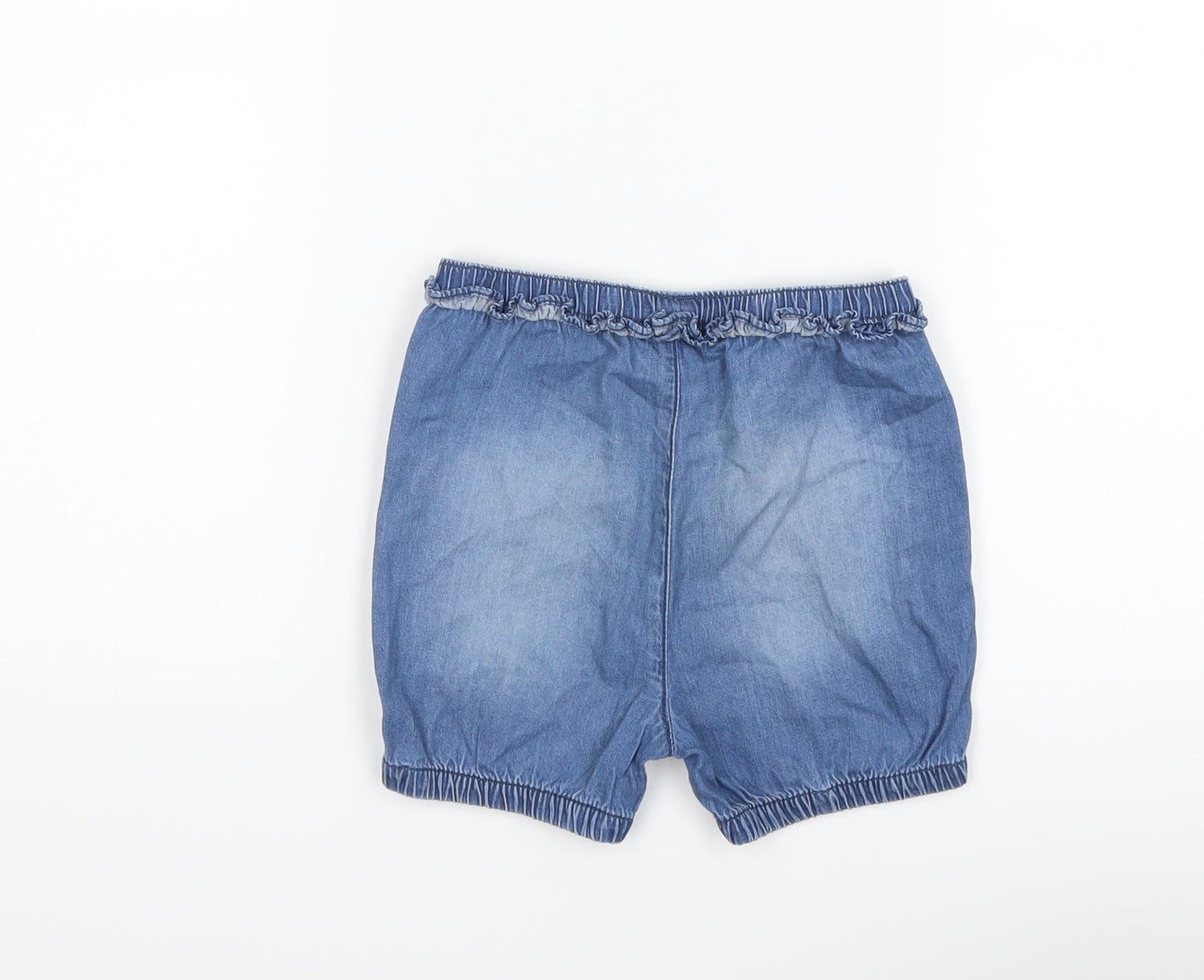TU Girls Blue  Denim Cropped Jeans Size 18-24 Months  - shorts