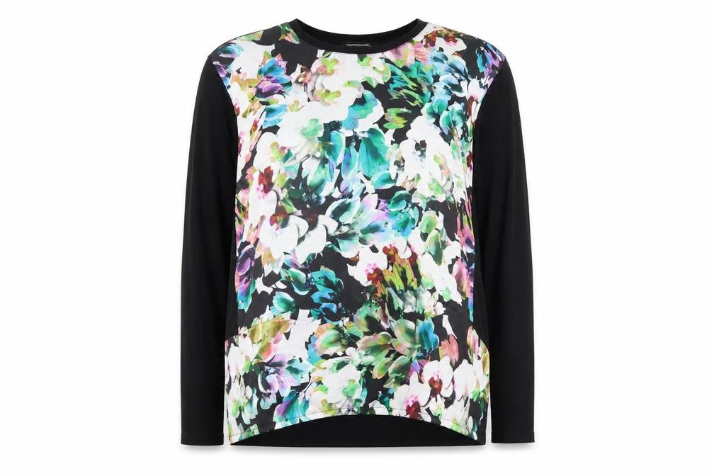 Warehouse Womens Multicoloured Floral  Basic Blouse Size 10