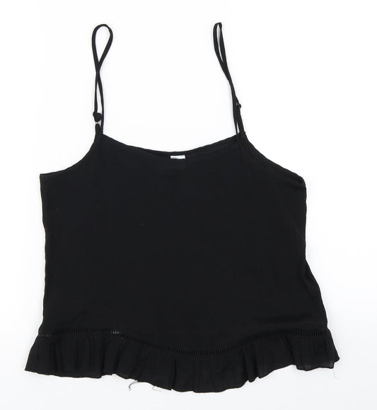 Divided Womens Black   Camisole Blouse Size 10