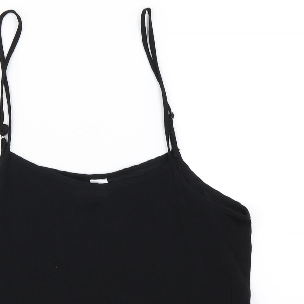 Divided Womens Black   Camisole Blouse Size 10
