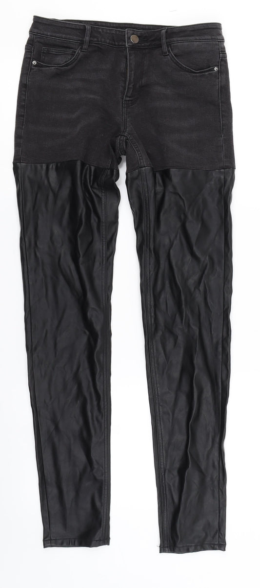 H&M Womens Black   Skinny Jeans Size 10 L30 in