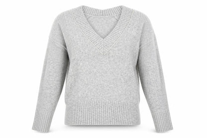 Next Womens Grey  Knit Pullover Jumper Size XS