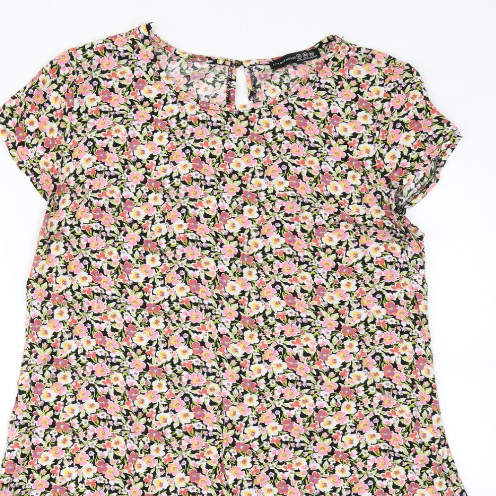 Primark` Womens Multicoloured Floral  A-Line  Size 10