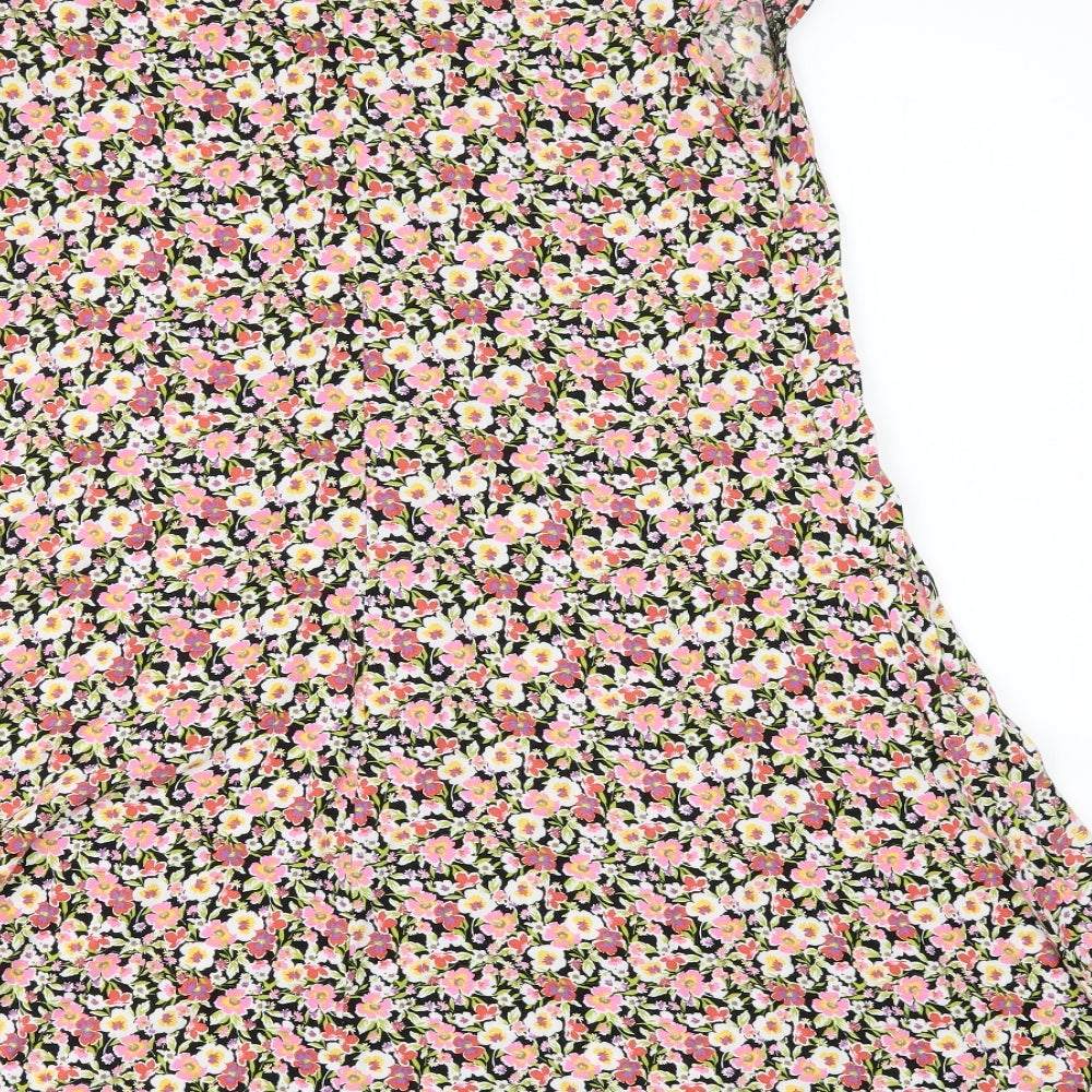 Primark` Womens Multicoloured Floral  A-Line  Size 10