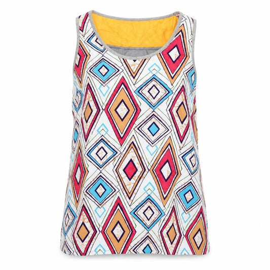 NEXT Womens White Geometric  Camisole Blouse Size 10