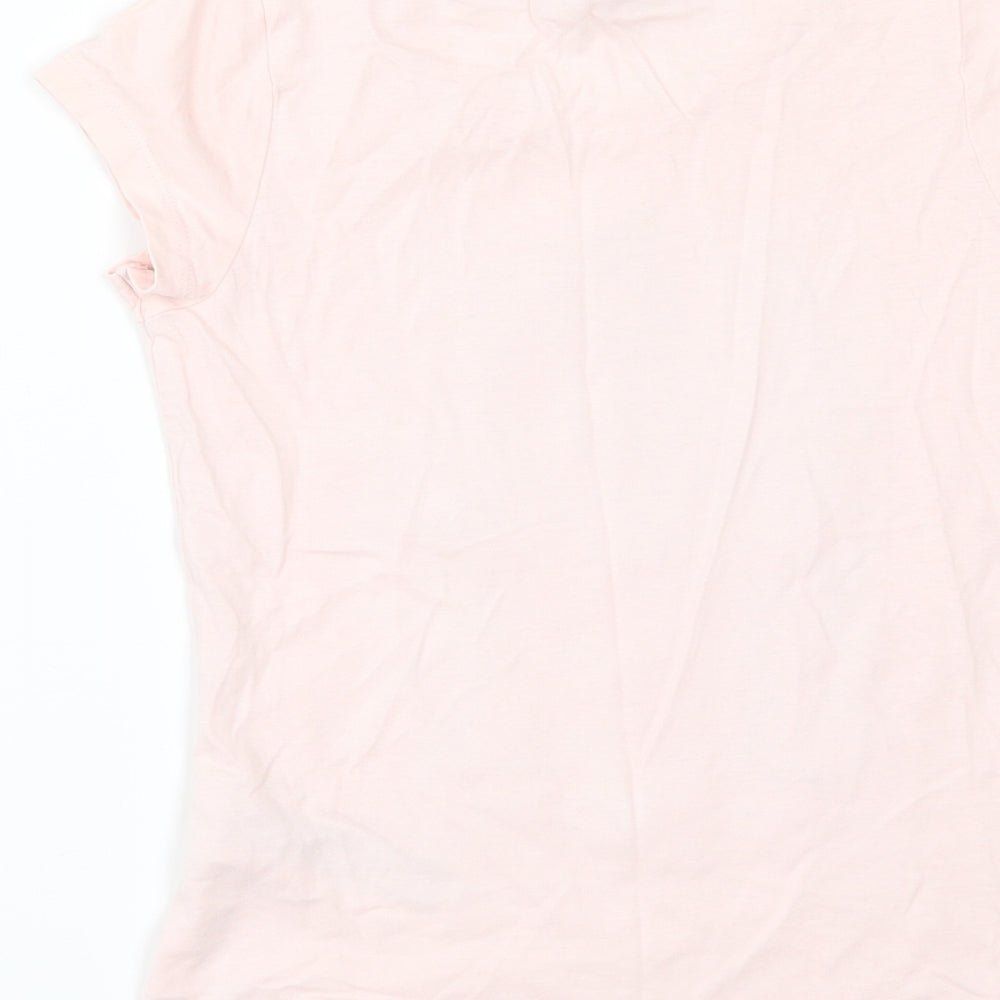 Jasper Conran Girls Pink   Basic T-Shirt Size 7-8 Years  - BALLET SHOES