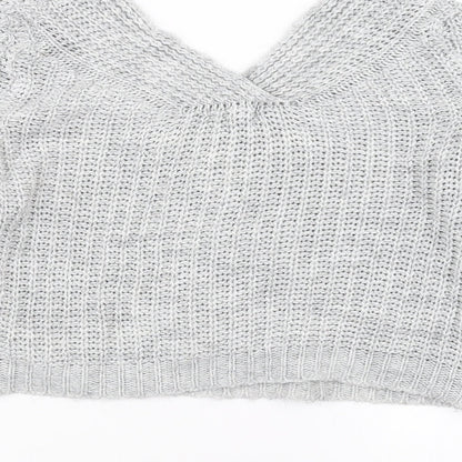Cameo Rose Womens Grey Pullover Jumper Size S