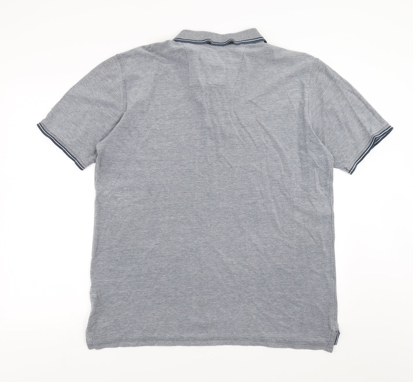 Boston Crew Mens Blue    Polo Size L