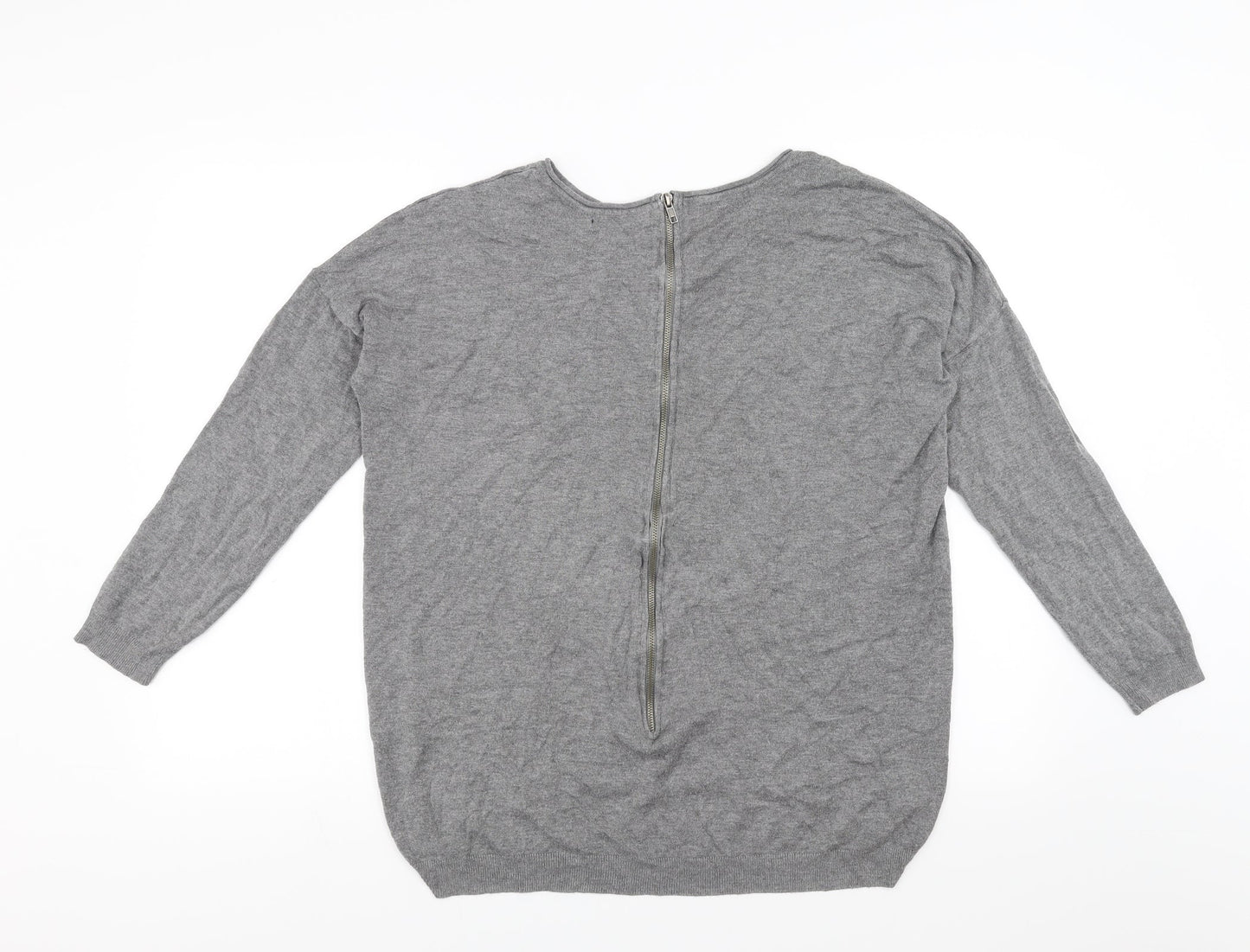 Primark Womens Grey   Pullover Jumper Size M