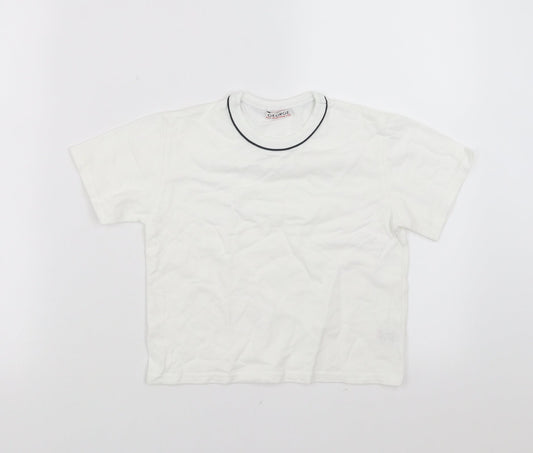 George Boys White   Basic T-Shirt Size 3-4 Years