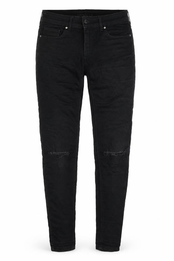 Fb Womens Black  Denim Skinny Jeans Size XS L28 in