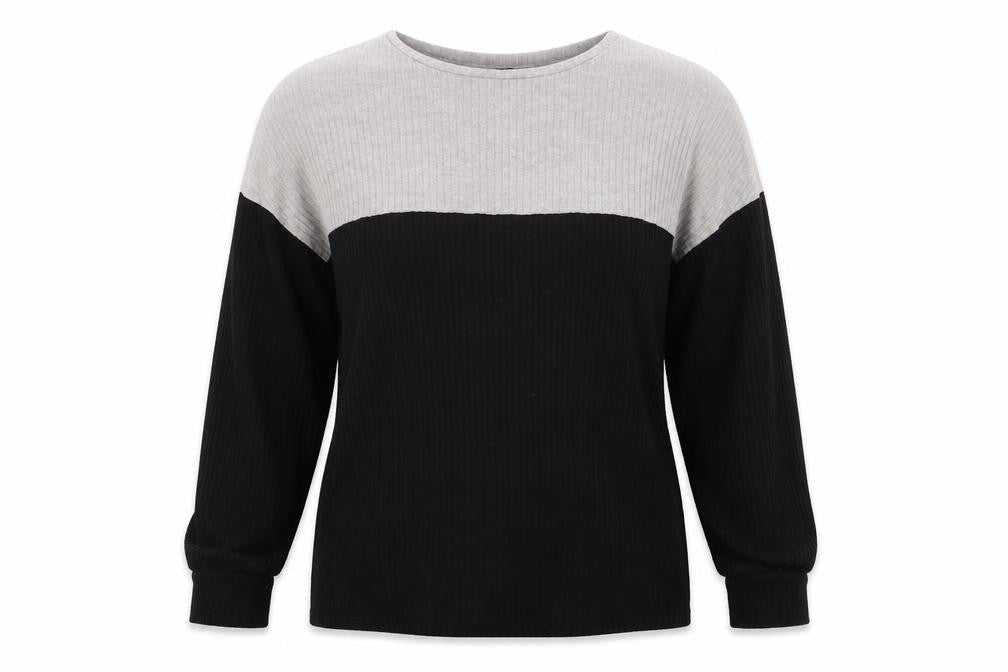Shien Womens Black  Knit Pullover Jumper Size L