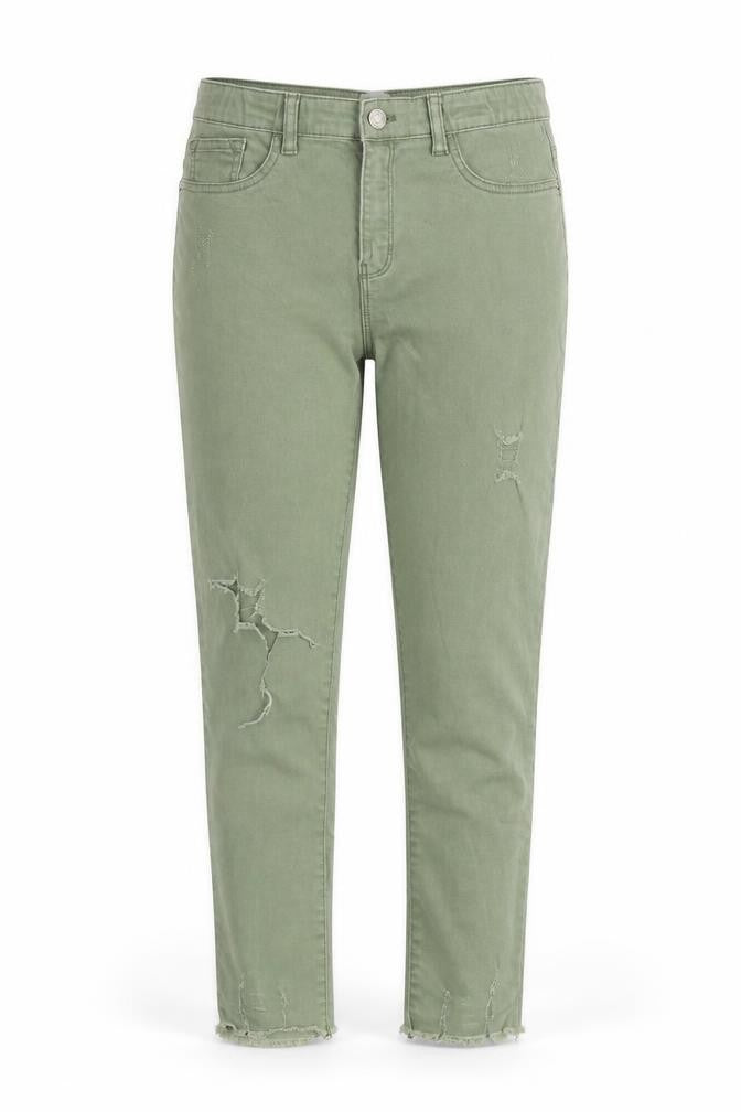 Denim Co. Girls Green  Denim Straight Jeans Size 12-13 Years