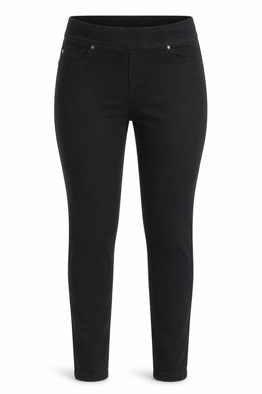 Denim Co. Womens Black  Denim Jegging Jeans Size 8 L26 in