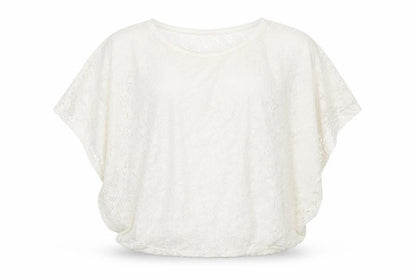 H&M Girls White Floral  Basic T-Shirt Size 10-11 Years