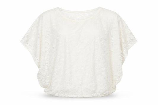 H&M Girls White Floral  Basic T-Shirt Size 10-11 Years