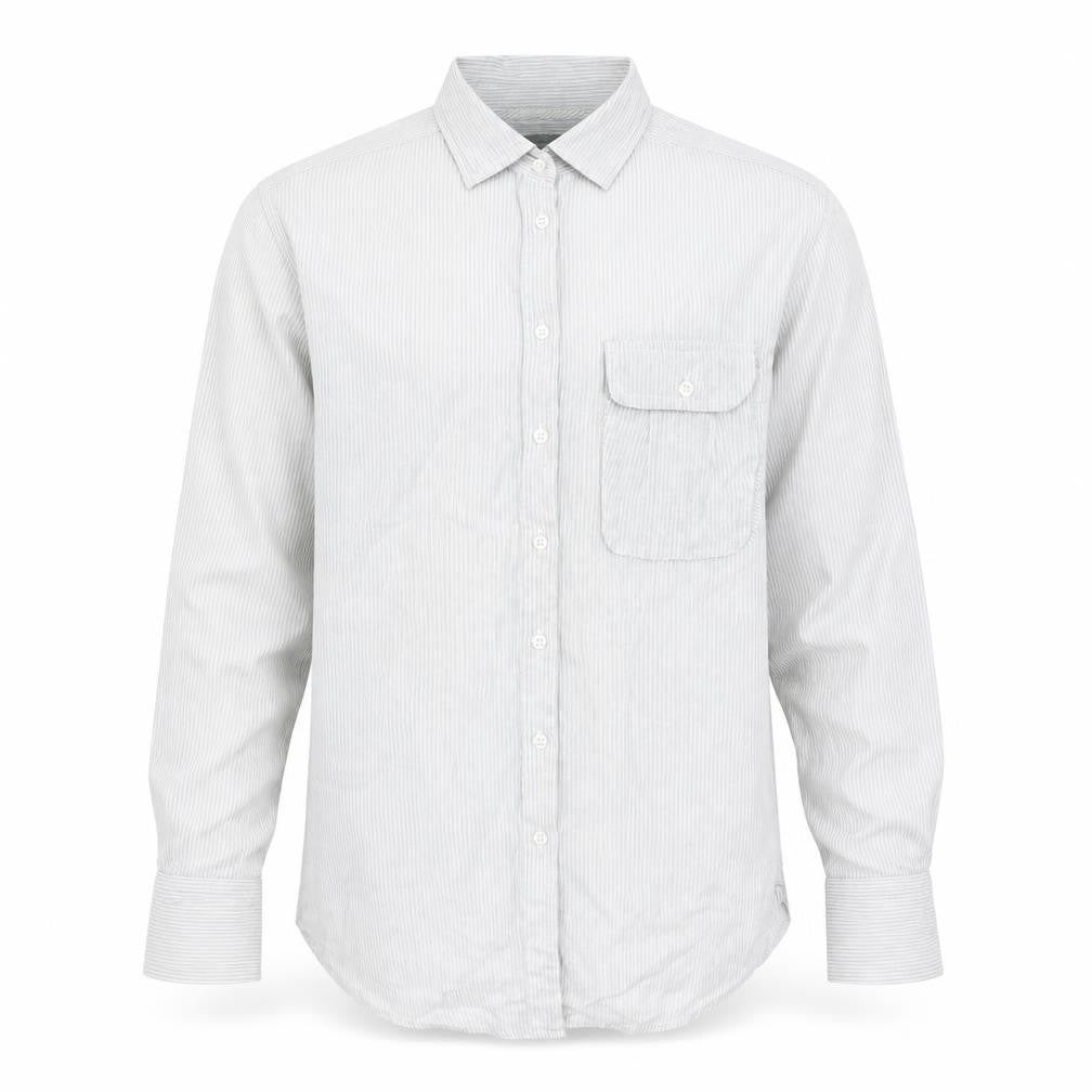 Gap Mens Grey Striped   Button-Up Size S