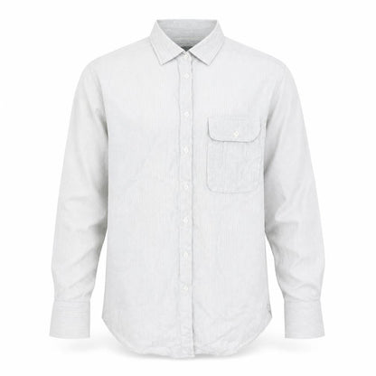Gap Mens Grey Striped   Button-Up Size S