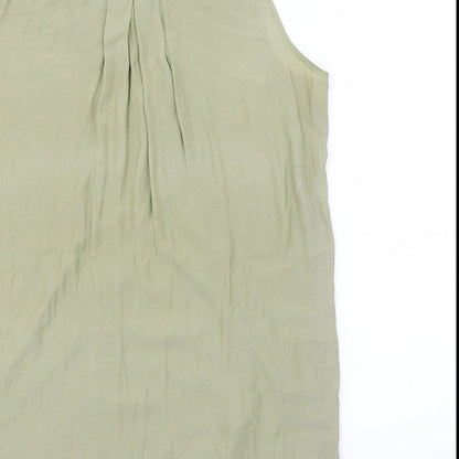 Next Womens Green   Basic Button-Up Size 10