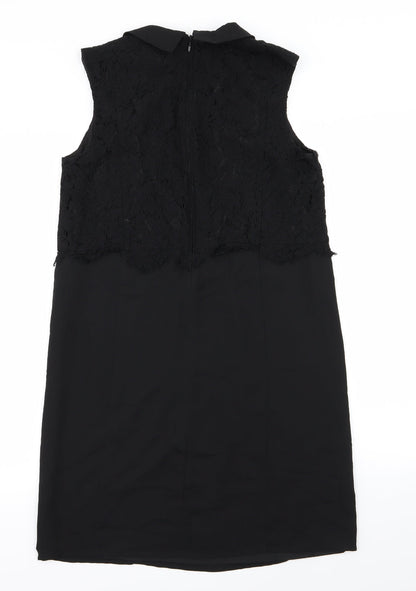 Next Womens Black Floral  A-Line  Size 10