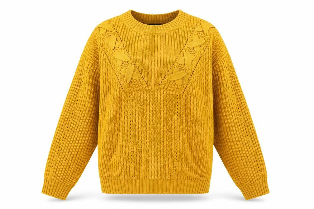 Primark Womens Yellow   Pullover Jumper Size M