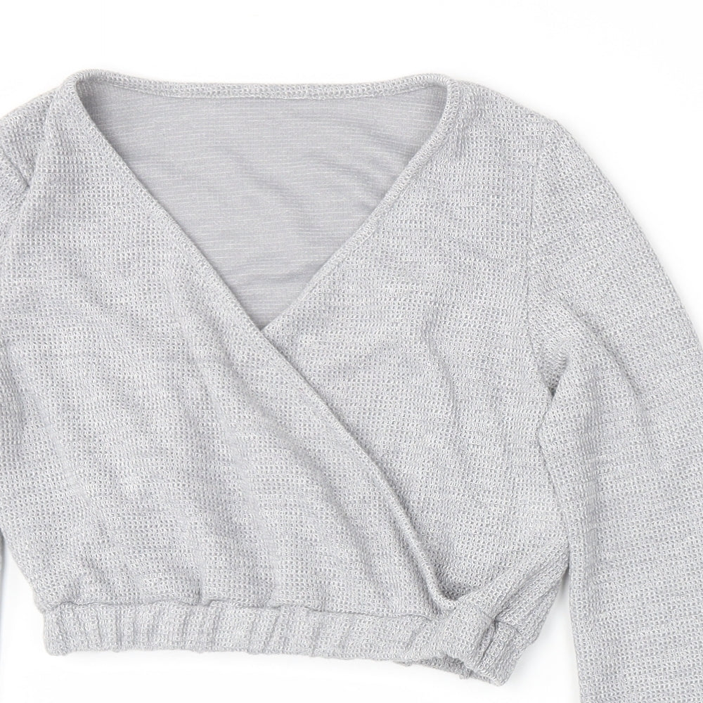 Shein  Womens Grey   Pullover Jumper Size S