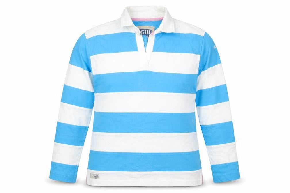 Gil Elements Womens Blue Striped  Pullover Sweatshirt Size 12