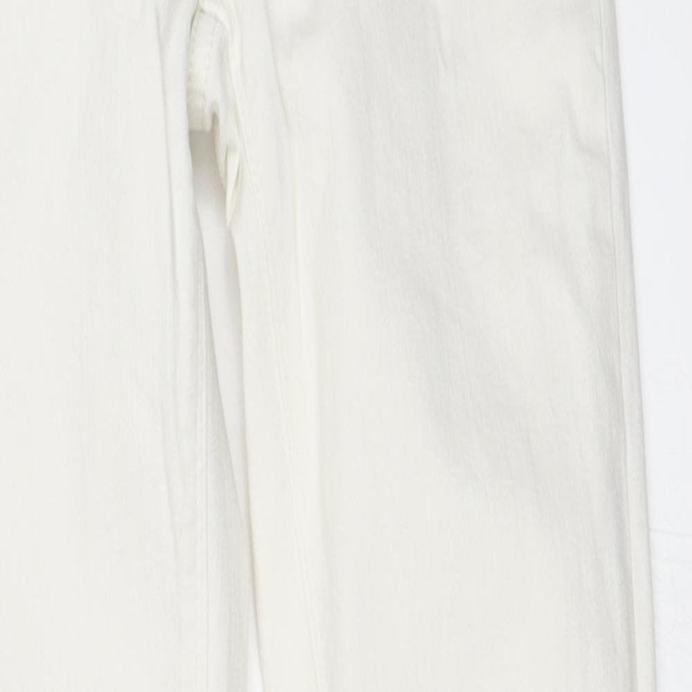 Warehouse Womens White  Denim Skinny Jeans Size 6 L29 in