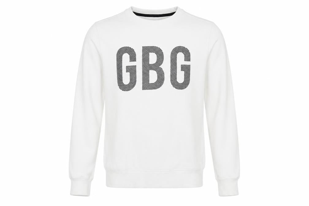 Preworn Mens White   Pullover Sweatshirt Size XS