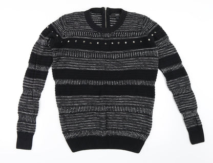 Next Womens Black   Pullover Jumper Size 8