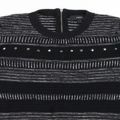 Next Womens Black   Pullover Jumper Size 8