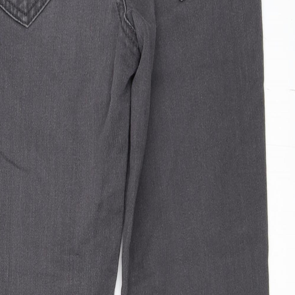 YESYES Womens Black  Denim Skinny Jeans Size 8 L28 in
