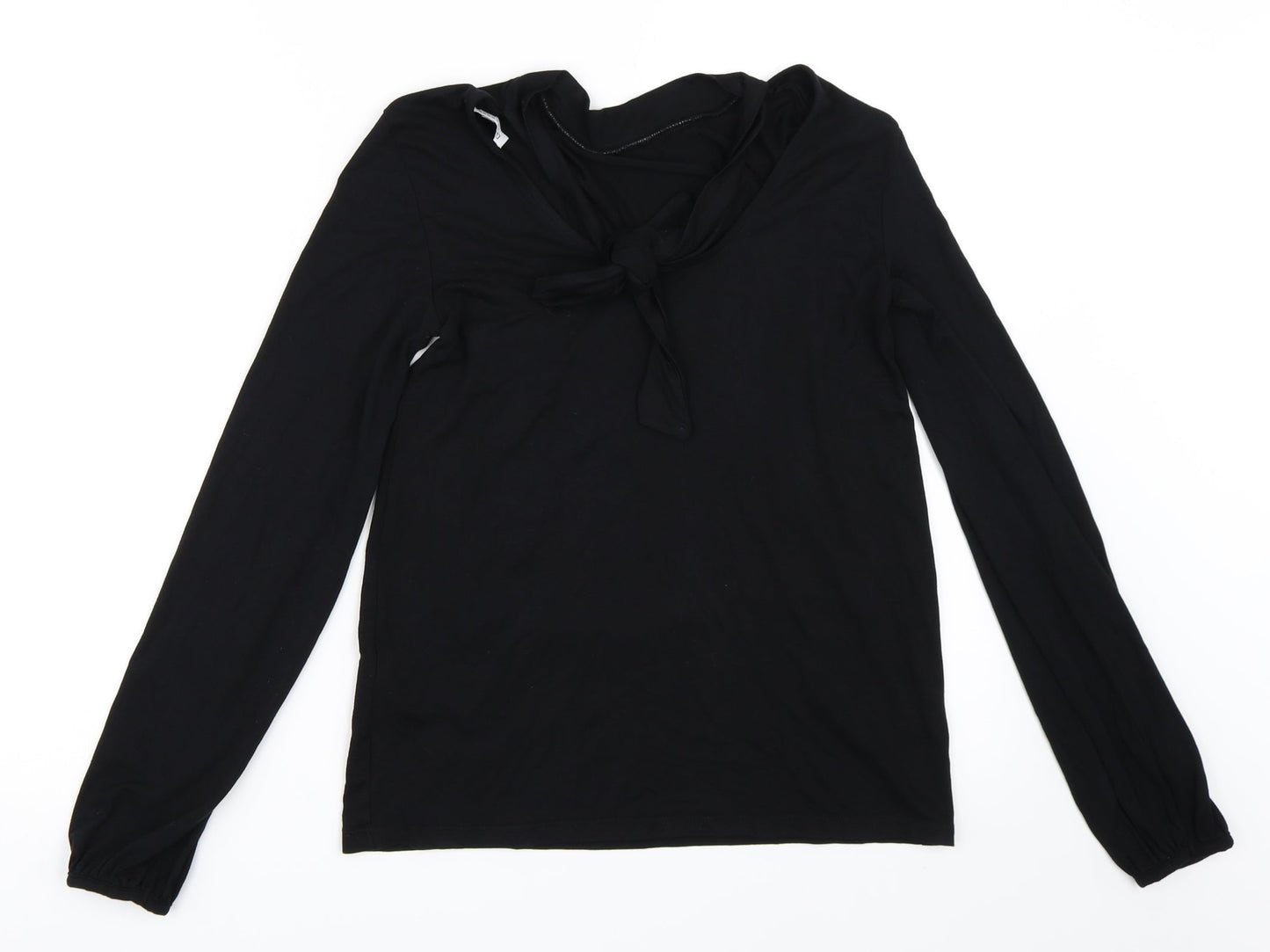 Warehouse Womens Black   Basic T-Shirt Size 8