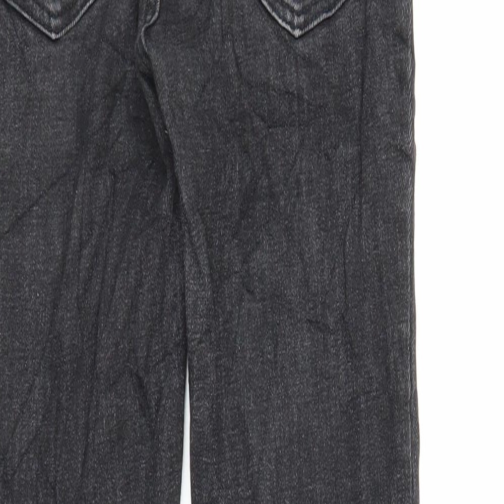 Zara Mens Black  Denim Skinny Jeans Size 24 in L26 in