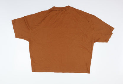 ASOS Womens Orange   Basic T-Shirt Size L