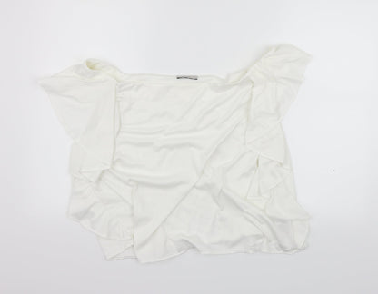 Marks & Spencer Womens White   Basic T-Shirt Size 14