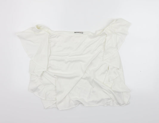 Marks and Spencer Womens White   Basic T-Shirt Size 14