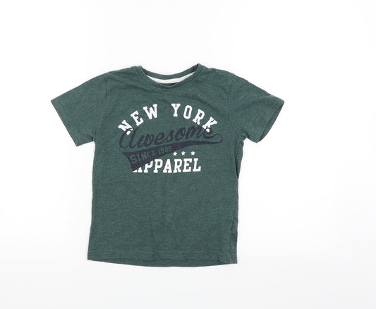 Primark Girls Gold   Basic T-Shirt Size 6-7 Years