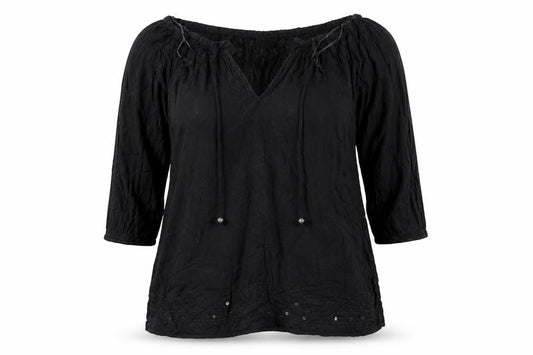 F&F Womens Black   Basic Blouse Size S
