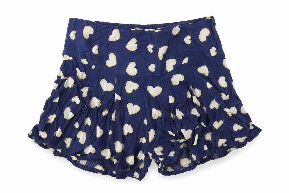 Therapy Womens Blue Polka Dot  Hot Pants Shorts Size 8