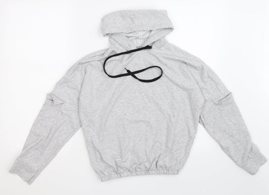 Preworn Womens Grey   Pullover Hoodie One Size