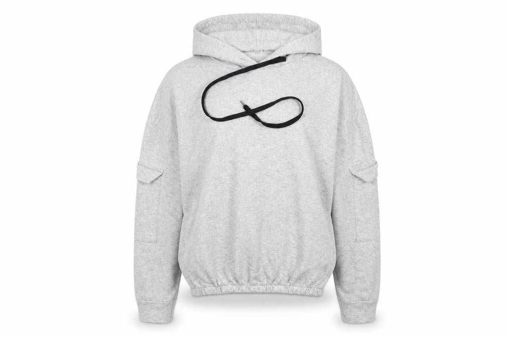 Preworn Womens Grey   Pullover Hoodie One Size