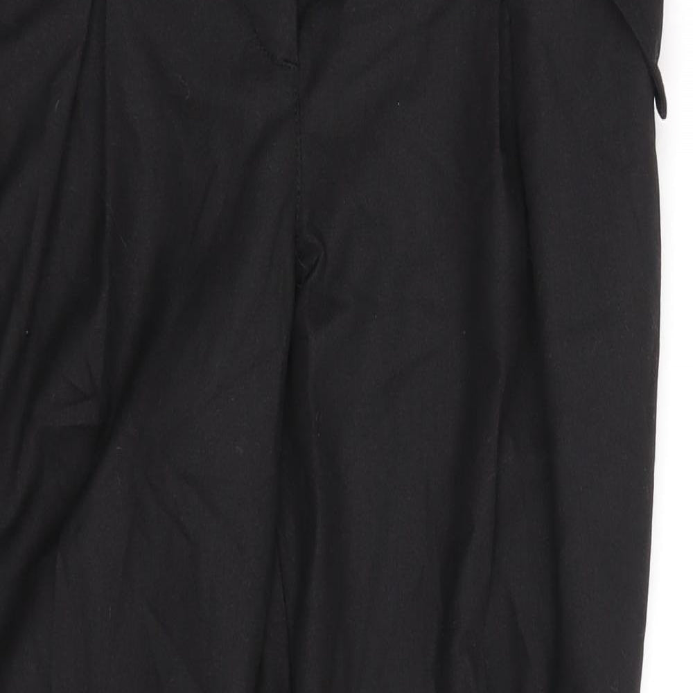 NEXT Womens Black   Trousers  Size 8 L26 in
