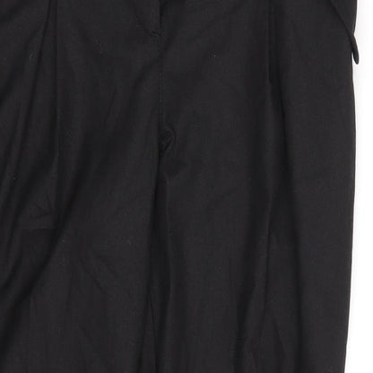 Next Womens Black   Trousers  Size 8 L26 in