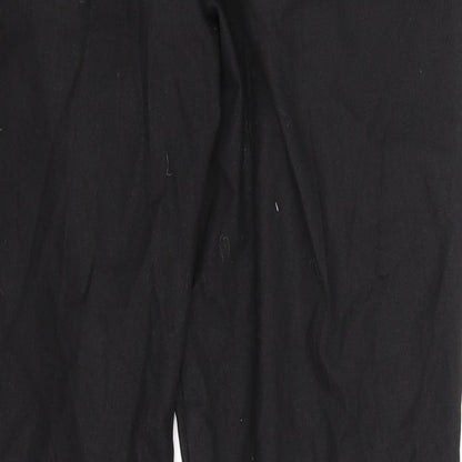 Next Womens Black   Trousers  Size 8 L26 in